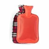 Mobiclinic®, Bolsa de agua caliente con funda suave, Marca española, Térmica para mantener, 2l, Forro algodón, Estampado, Lavable