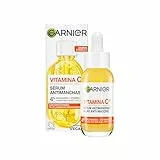 Garnier SkinActive Vitamina C Sérum Antimanchas de Día con 4% de [Vitamina C + Niacinamida + Ácido Salicílico + Melasyl™]. Nº 1 del mundo. Reduce el 70% de las manchas oscuras en solo 5 días. 30 ml