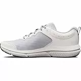 Under Armour Ua Charged Assert 10, Zapatillas para Correr Hombre, White / Black / Black, 42.5 EU
