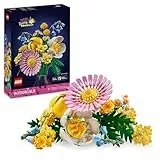 LEGO Botanicals Ramillete Rayos de Sol - Ramo de Flores Artificiales de Juguete - Decoración Floral para Escritorio - Regalo para Niñas de 9+ Años, Adolescentes y Mujeres - Detalles Navideños 10347