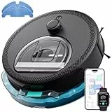 LEFANT M330 Pro Robot Aspirador y Fregasuelos 3 en 1, 150min, 5000Pa de Succión, Navegación dToF, Mapeo, Zonas Virtuales, Evitación de Obstáculos PSD 190°, Conectado por Alexa/App/WiFi