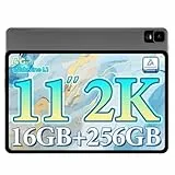 TECLAST T50 Tablet 11 Pulgadas 16GB RAM+256GB ROM(TF 1TB) Android 13 Tablet, T616 Octa-Core 2,0GHz, 2000x1200 FHD, 20MP+8MP, 4G LTE+5G WiFi/7500mAh/GPS/tablet Widevine L1 Netflix, Prime Video
