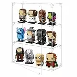 FHMIDIC Vitrina de Acrílico Transparente de 3 Capas Para Figuras Funko Pop, de Pared a Prueba de Polvo, Alternativa de Cristal Para Coleccionables, Lego, Modelos y Juguetes