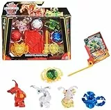 BAKUGAN 3.0 Battle Pack de 5 Bolas (2 Special Attack Bruiser y Diamond Dragonoid y Tres Bolas de núcleo), para niños a Partir de 6 años
