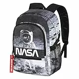NASA Astronaut-Mochila Fight FAN 2.0, Negro, 31 x 44 cm, Capacidad 24 L