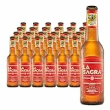 La Sagra - Cerveza Lager estilo Pilsner - Alc. 5,2% Vol. - Caja de 24 botellas de 330 ml - Total: 7920 ml