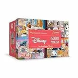 Trefl Prime - Puzzle UFT: Disney, The Great Book of Disney - 6000 Piezas, puzle Grande, cartón más Grueso, para Adultos y para niñas y niños Desde los 12 años