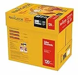 NAVIGATOR Colour Documents - Caja con folios de papel multifunción, 8 paquetes de 250, 120 g/m²