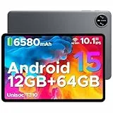 DOOGEE Tab A9 Tablet 10 Pulgadas, Tablet Andriod 15, 6580mAh, 12GB RAM+ 64GB ROM, Cámara Principal 8MP, Tableta para Niños Altavoces Duales, Tablets Infantil Bluetooth 5.0, OTG, Jack 3.5mm, Face ID