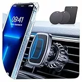 LISEN Soporte Móvil Coche Iman Magnetico Soporte Telemovel Carro para Aire Ventilación [N52 Iman] - Accesorios Coche Magnetic Car Phone Holder - Regalos Hombre para iPhone 16 15 13 Samsung S24 Android