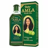 Aceite de cuidado natural Dabur Amla de 200 ml para un cabello sano, largo y hermoso, aceite nutritivo que evita la rotura y pérdida del cabello, y fomenta un rápido crecimiento del pelo