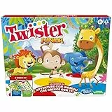 Twister Junior Hasbro Gaming - Alfombrilla de Juegos de Doble Cara para niños y niñas