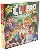 Hasbro Gaming, Cluedo Junior, Juegos de Detectives para Fiestas, Tablero con Colores Vivos, Acertijo, Habilidad y Estrategia, Regalos para Niños y Niñas de 5 Años o Más, Imaginar con Amigos