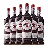 Vermut Martini Rosso Botella Misil 1 L (Caja de 6 Botella Misil de 1 L)