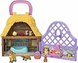 Mattel Disney Wish El Poder de los Deseos, Set de juego Star y Valentino la cabra Pack muñecos mini con accesorios, inspirado en la película, juguete +3 años (HRH75)