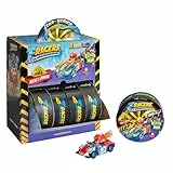 T-RACERS serie 2 – Colección completa de coche de carreras y piloto sorpresa coleccionable, 8 Coches de carreras desmontables por partes y con piezas intercambiables