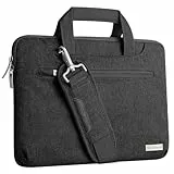 TECHGEAR Funda para 11-12,3 computadoras portátiles, Bolsa portátil Multifuncional para computadora portátil con Correa Ajustable para el Hombro, Correa de Equipaje y manijas supresibles