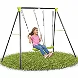 Baby Vivo Niños Columpio de Jardín Doble Columpio Juguete Infantil Set Aire Libre Columpio hasta 100 kg