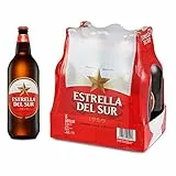 Estrella del Sur | Cerveza Refrescante| Espuma persistente | Pack 6 Botellas x 1L