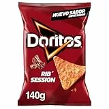 Doritos Rib Session, Nachos con sabor a barbacoa, 140 gramos