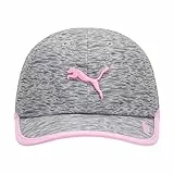 PUMA Women's Evercat Running Cap, Grey/Pink, OS