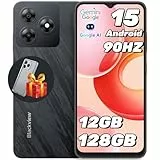 Blackview Android 15 Wave 8 Smartphone, 12GB+128GB/2TB TF, 6,56' 90Hz, 13MP+8MP, 4G Dual SIM Móvil, Octa-Core/Face ID/Fingerprint/OTG/GPS/Funda de Telefonos Moviles Libres (Gemini AI)