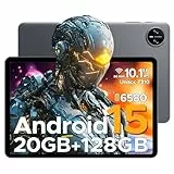 DOOGEE Tab A9 Pro Android 15 Tablet 10 Pulgadas, 20GB RAM+128GB ROM/2TB TF MAX, HD IPS Pantalla, 6580mAh Batería, Tablet WiFi5 2.4/5GHz/8MP+5MP/Facial ID/GMS/BT5.0/3.5mm Jack