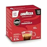 Lavazza A Modo Mio Espresso Passionale, 1 Paquete de 36 Cápsulas de Café, 100 % Arábica, Sabor Cálido y Acogedor, Intensidad 11/13, Tostado Oscuro, para un Espresso de 40ml