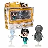 WIZARDING WORLD - PACK 3 FIGURAS HARRY POTTER Y EL PRISIONERO DE AZKABAN AÑO 3: HARRY, PATRONUS CIERVO, DEMENTOR Y CAJA DE EXHIBICIÓN - 6069437 - Juegos Infantiles - Juguetes Niños 6 Años +