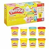 Play-Doh, Pack de 8 Botes de 85 Gramos de Colores del arcoíris
