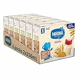 Nestlé Alimentos Infantiles Nestlé Alimentos Infantiles base de cereales con leche de continuación, 250 ml (Paquete de 12)