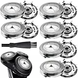 Paquete de 6 cabezales de afeitadora SH30/50 de repuesto compatibles con Philips, series 5000, 3000, 1000, cuchillas de repuesto, accesorios para para AT8xx/AT7xx/PT8xx/PT7xx/S5xxx