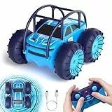 MaxTronic Coche Teledirigido de Carga Directa para Niños - Coche RC Anfibio 2.4G 360° - 15KM/H - 4WD - Coche de Acrobacias Todoterreno con LED Ajustable - Niños y Niñas de 3-12 Años