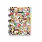 Mr. Wonderful - Libreta A4 con Separadores - Tapa Dura - Encuadernación en Espiral - Personajes Wonder - 160 páginas cuadriculadas