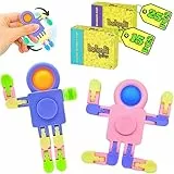 Bolonki 25 Robots Spinner Pop it - Detalles Cumpleaños Niños 3 4 5 6 7 8 9 10 años, Regalos Cumpleaños Niños Colegio, Regalitos Cumpleaños Invitados Niño, Bolsitas Fiestas Infantiles, Fidget Toy