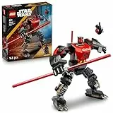 LEGO Star Wars 75411 Meca de Darth Maul - Juguete de Construcción - Figura de Acción con Espada Láser Roja de Doble Hoja y Minifigura - Regalo para Niños y Niñas de 6+ Años Fans de Las Guerras Clon