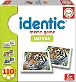 Educa - Identic Natura | Juegos Educativos Niños 4 Años | Juego Mesa Encotrar Parejas | Juego Cartas Niños 4 años (14783)