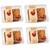 Bizcocho de Manzana Gimar - Pack de 4 Bandejas x 400 gramos - Bizcocho Casero con Manzana