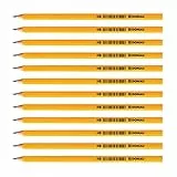 OFFICER PRODUCTS DONAU 7383001PL-99 Lápices de madera/HB / 12 unidades, paquete de 12 unidades, no tóxicos/color: amarillo