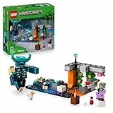 LEGO Minecraft El Encuentro con el Custodio - Jucguete Interactivo con Minifigura de Guardabosques Silencioso - Función Dinamita Caída de Rocas - Regalo Gamer para Niños y Niñas de 7+ Años 21274