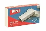 10 cajas de 1000 grapas 22/6-24/6, acero galvanizado