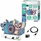 Lexibook, Disney Stitch, Cámara 4 en 1 para niños con protección, Funciones de Foto, Video, MP3 y Juegos, 15 Marcos para Personalizar Tus Fotos, Tarjeta de Memoria de 8 GB incluida, DJ078D