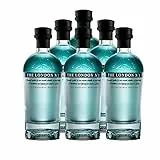 Ginebra The London Nº1 Blue Gin de 70 cl - Londres - Bodegas Gonzalez Byass (Pack de 6 botellas)