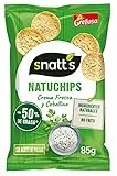 Grefusa Snatt's Natuchips Crema Fresca y Cebollino, 85g