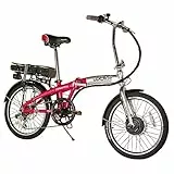 Swifty Liberte 20inch Folding e Bike, Unisex-Adult, Rojo, One Size