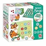 Goula - Bingo Letras, Juego de Mesa Educativo para niños, +2 años +2 Jugadores