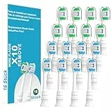 CallySonic Cepillos de repuesto compatibles con Philips Sonicare 3100, 4100, 5300, 5500, cepillo de dientes sónico, cabezales de cuidado definitivo para Diamond, serie Protective, 16 unidades, color