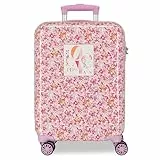 Pepe Jeans Sandra Maleta de Cabina Rosa 38x55x20 cms 0 ABS 41,8L 2,8 kgs 0 Equipaje Mano by Joumma Bags