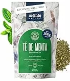 Infusión de menta piperita Monte Nativo 300 g - Hojas de menta, suavemente cortadas y secas - Infusión de hierbas - Para preparación de té o inhalaciones - Relajante y deliciosa - Menta sin aditivos