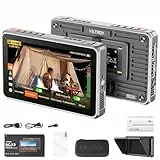 VILTROX DC-X3 6' Monitores De Campo DCX3 para DSLR Pantalla Táctil Monitor Externo 4k 2000nits X3 Monitor para Sony Canon Nikon 3D LUT 1920x1080 IPS con Sunshield 2200 MAh Batería